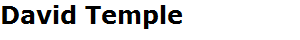 David Temple